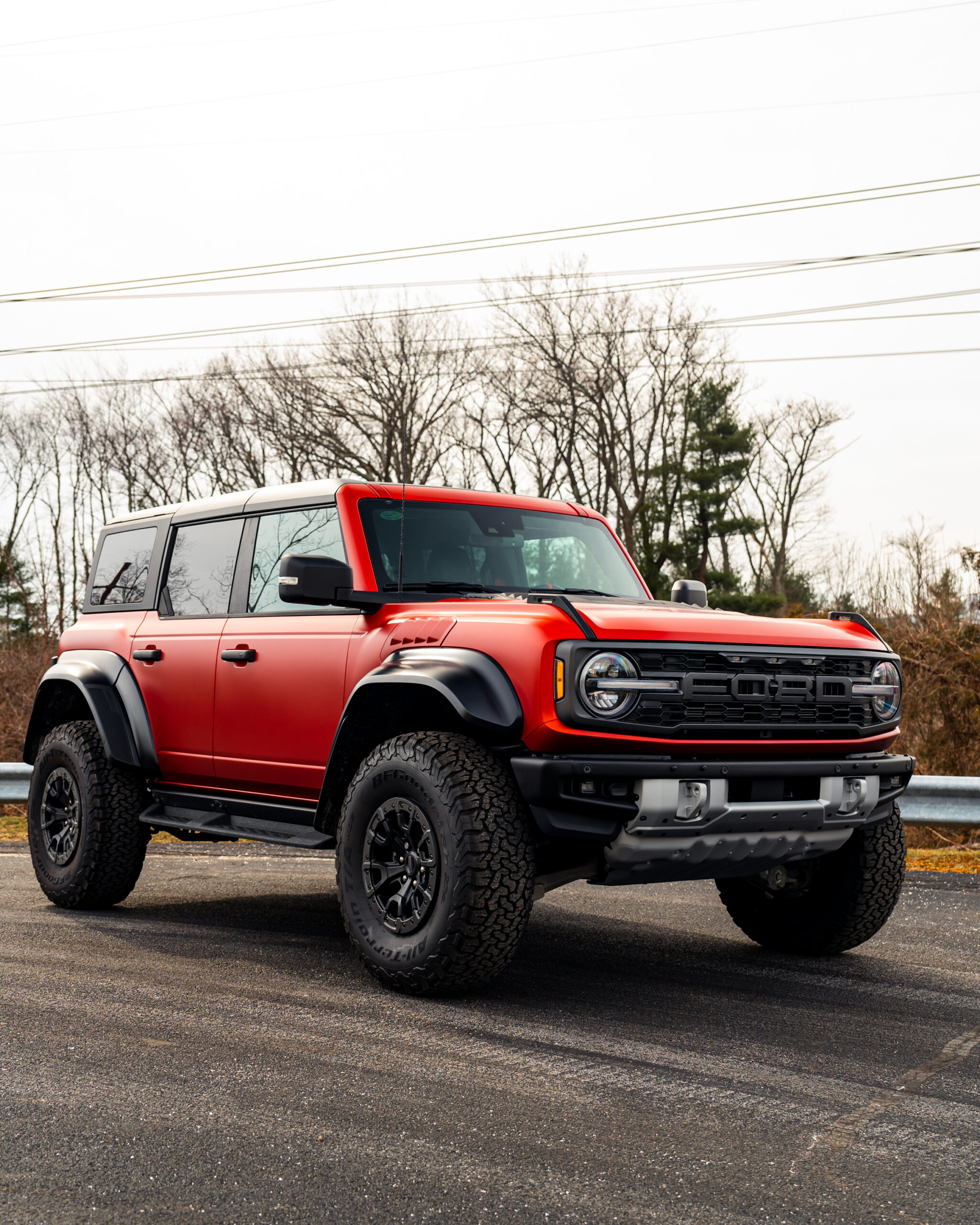 Picture of Red Bronco at ACP paint protection